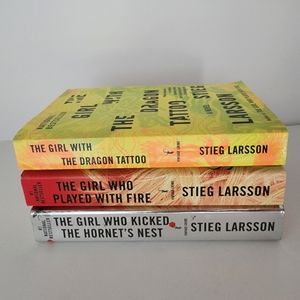 The Girl With the Dragon Tattoo trio 3 Stieg Larsson books